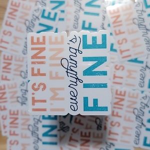 20-Pack Funny Stickers, Water Bottle Stickers, 2" Weatherproof Sticker pack